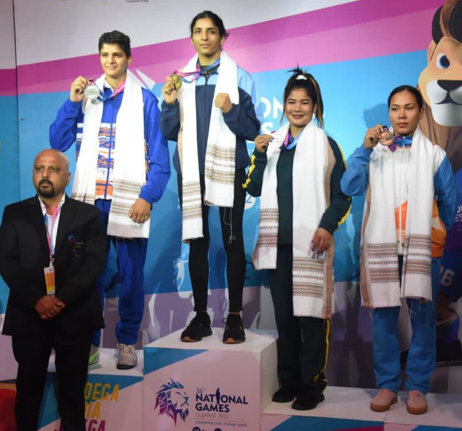 36वें राष्ट्रीय खेल के आखिरी दिन मुक्केबाज़ी में पंजाब ने एक स्वर्ण, दो रजत और तीन काँस्य पदक जीते