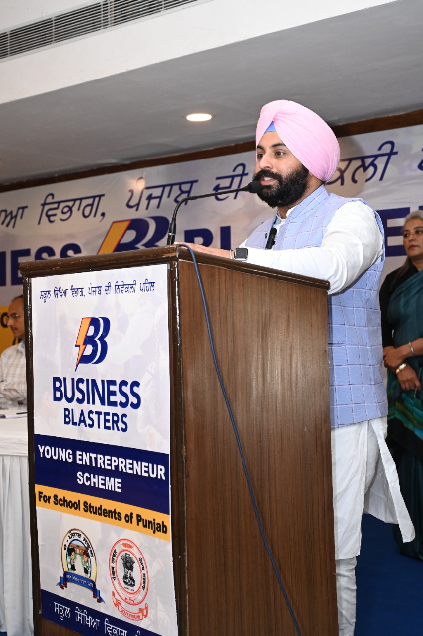 Students of government schools in Punjab will become job givers, not job seekers: Harjot Singh Bains