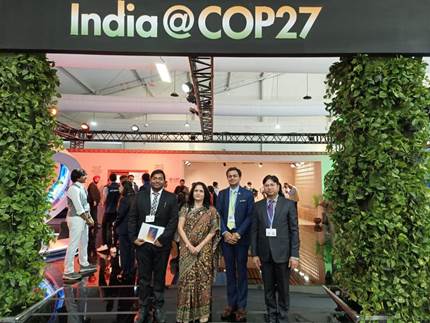 भारतीय सौर ऊर्जा निगम (सेकी) ने मिस्र में कॉप-27 में भाग लिया