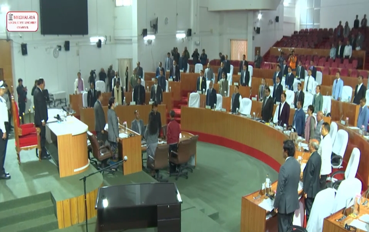 मेघालय विधानसभा में नवनिर्वाचित सदस्यों ने शपथ ली