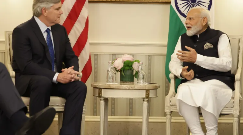 प्रधानमंत्री ने जनरल इलेक्ट्रिक के सीईओ श्री एच. लॉरेंस कल्प जूनियर के साथ बैठक की