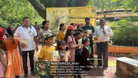 नई दिल्ली के राष्ट्रीय प्राणी उद्यान में आज विश्व सर्प दिवस मनाया गया