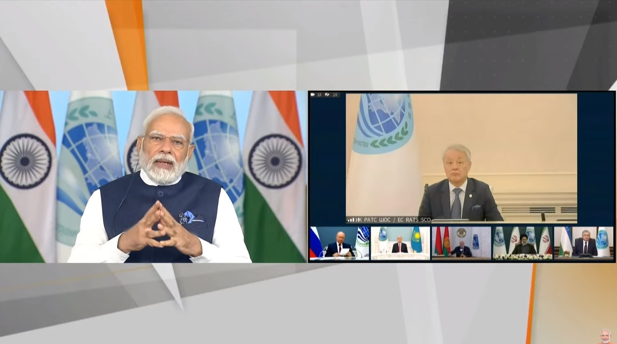 एससीओ बैठक में प्रधानमंत्री नरेंद्र मोदी की टिप्पणी