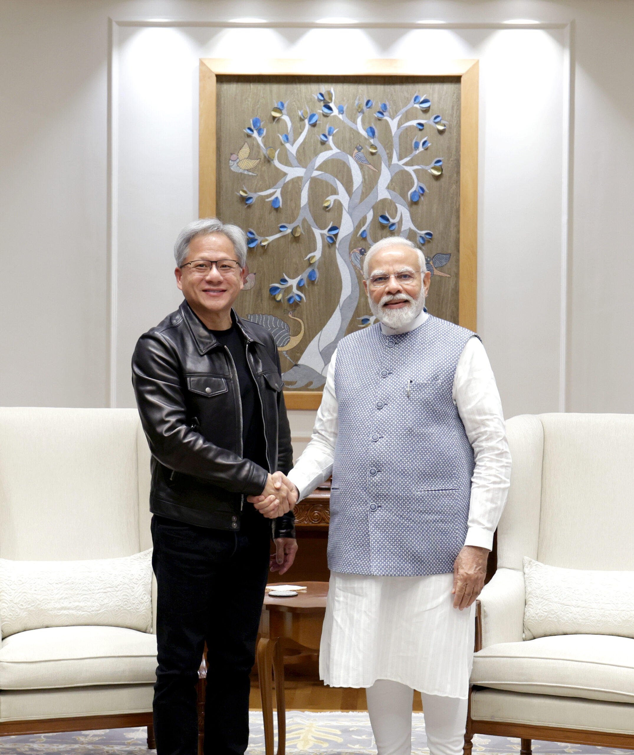 Nvidia के CEO जेन्सेन हुआंग ने पीएम मोदी से मुलाकात की