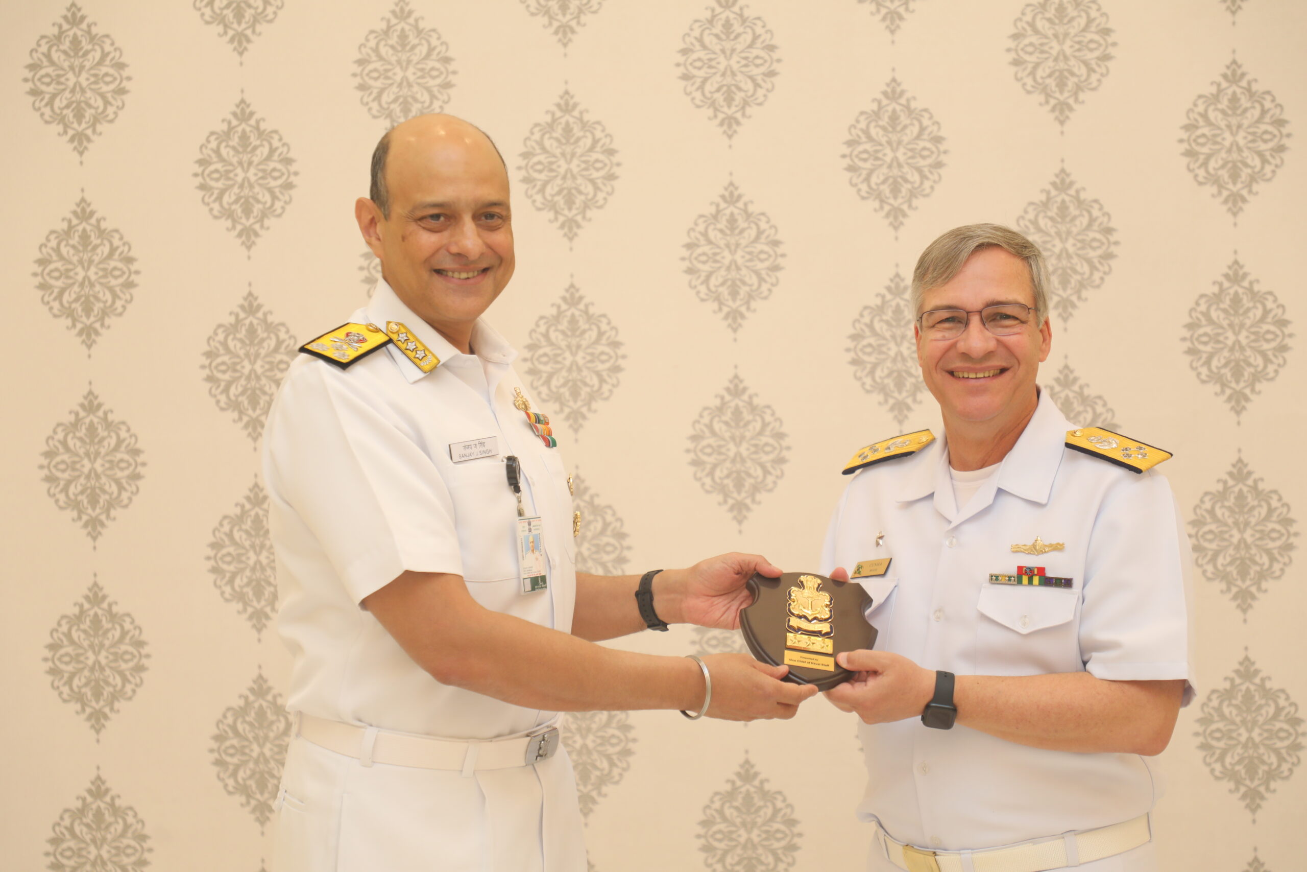 5 सितंबर 2023 को ब्राजील की नौसेना के प्रतिनिधिमण्डल का दिल्ली दौरा