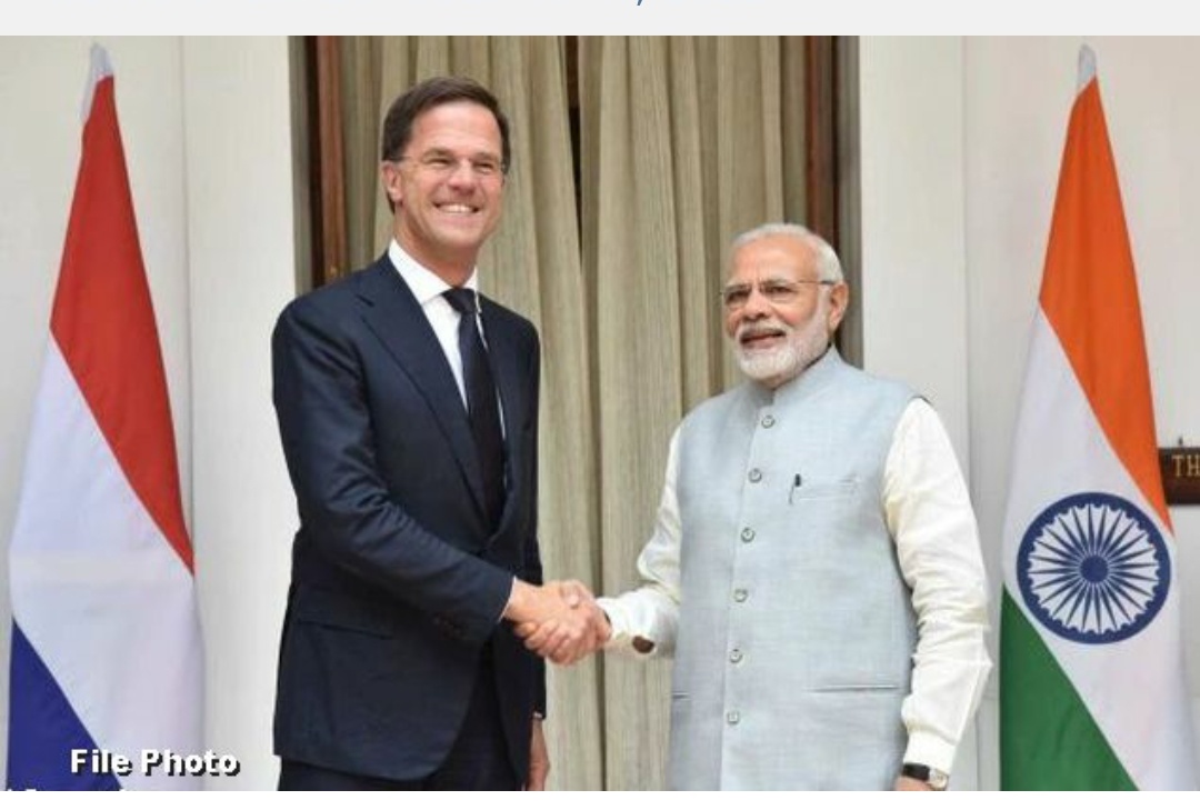 प्रधानमंत्री की नीदरलैंड के प्रधानमंत्री से मुलाकात