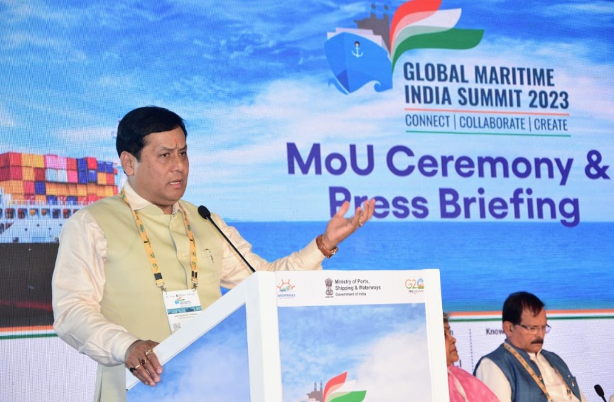 ग्लोबल इंडियन मैरीटाइम समिट में समुद्री क्षेत्र के लिए 70 समझौता ज्ञापनों पर हस्ताक्षर किए गए