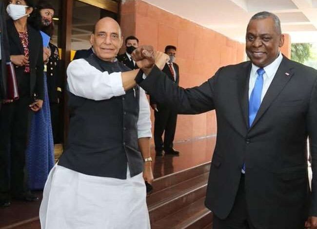 रक्षा मंत्री और अमेरिका के रक्षा सचिव भारत-अमेरिका 2+2 मंत्रिस्तरीय वार्ता की सह-अध्यक्षता करेंगे और 10 नवंबर, 2023 को द्विपक्षीय वार्ता करेंगे