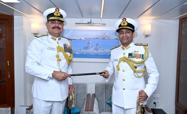 रियर एडमिरल सीआर प्रवीण नायर ने सोर्ड आर्म के फ्लीट कमांडर का कार्यभार ग्रहण किया