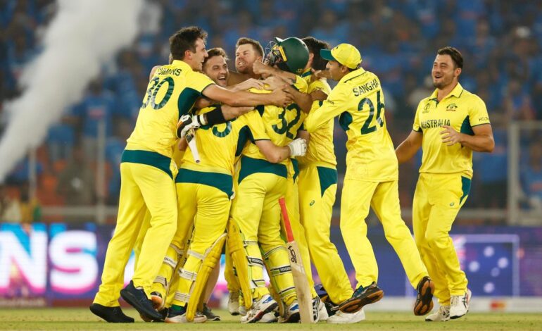 क्रिकेट विश्वकप 2023: भारत को हराकर छठी बार विश्व चैम्पियन बनी ऑस्ट्रेलिया