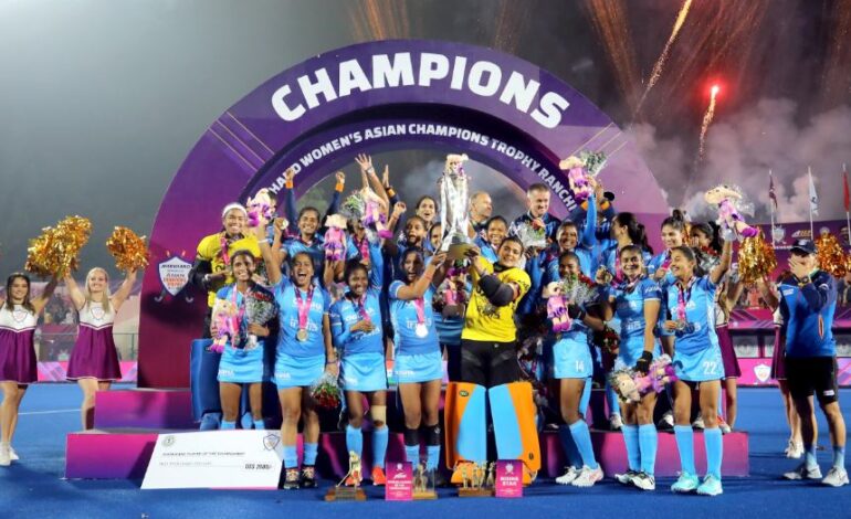 महिला एशियाई चैंपियंस ट्रॉफी हॉकी 2023 में भारत की शानदार जीत, जापान को 4-0 से हराया
