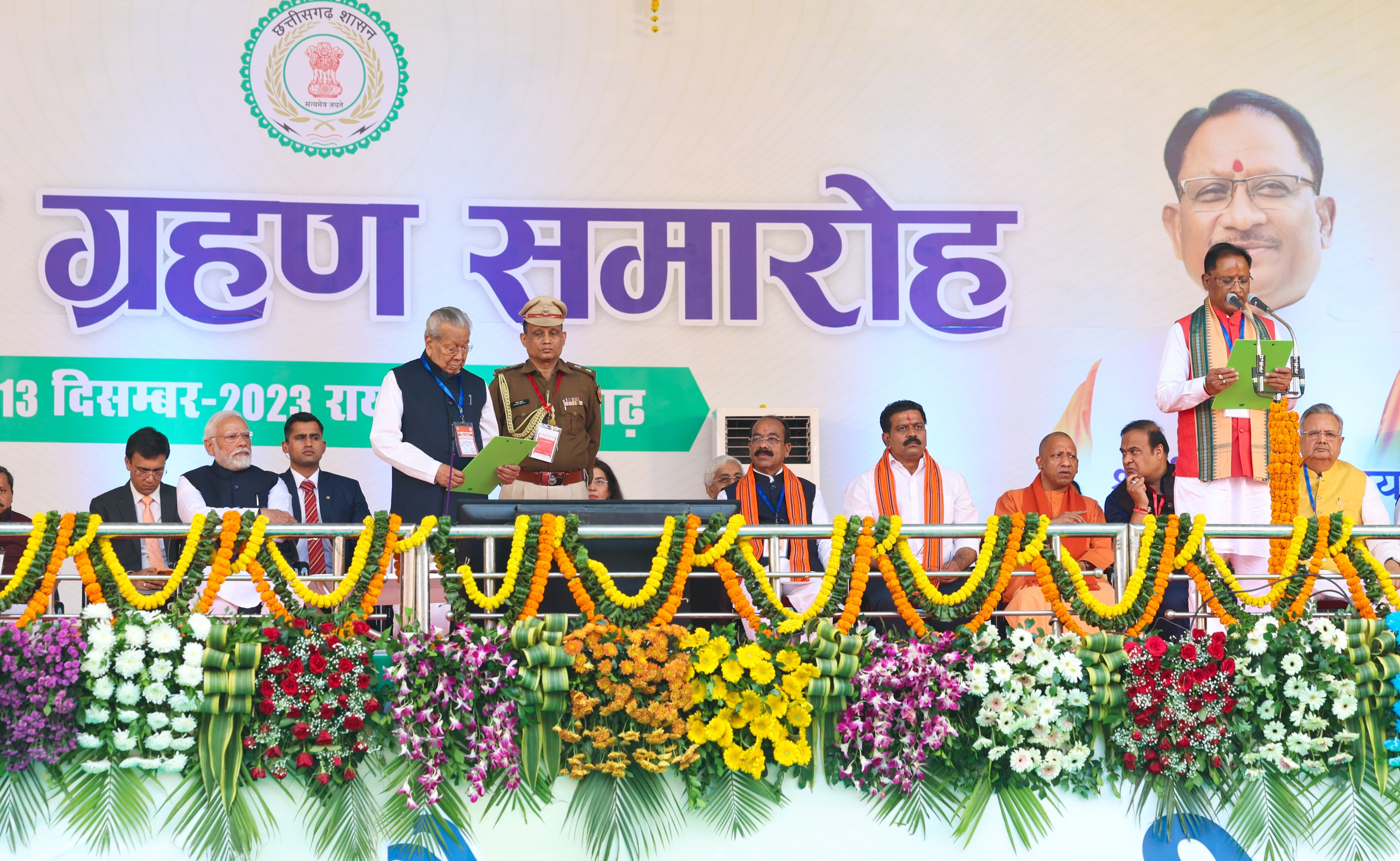 विष्णुदेव साय मंत्रिमंडल में आज 9 विधायक मंत्री पद की शपथ लेंगे