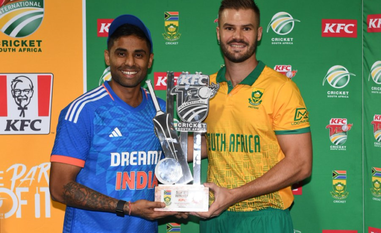 भारत ने दक्षिण अफ्रीका को 106 रनों से हराया, बराबरी पर रही श्रृंखला