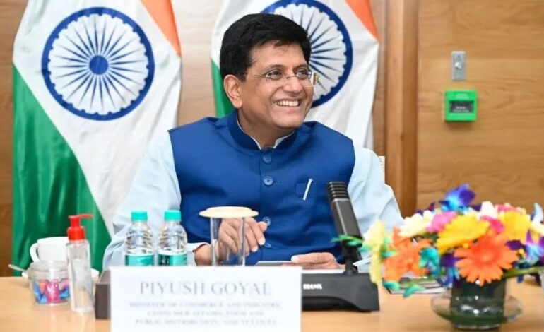 केंद्रीय वाणिज्य और उद्योग मंत्री श्री पीयूष गोयल ने न्यूजीलैंड के व्यापार मंत्री टोड मैक्ले के साथ द्विपक्षीय बैठक की