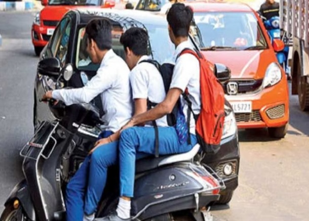 नाबालिग ने चलाया वाहन तो होगा एक्शन, मालिक को 3 साल तक की सजा व 25 हजार रुपये जुर्माना