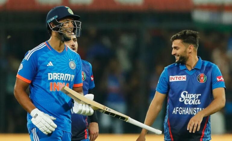 टीम इंडिया ने जीता मैच तो शिवम दुबे के बल्ले के साथ क्या करने लगे अफगान खिलाड़ी?