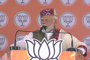 मुझे आशीर्वाद ताकतवर भारत, विकसित भारत और विकसित हिमाचल के लिए चाहिए : शिमला में प्रधानमंत्री मोदी