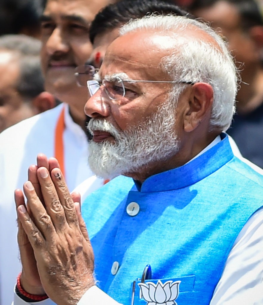 प्रधानमंत्री मोदी का पांचवें चरण में रिकार्ड मतदान का आह्वान