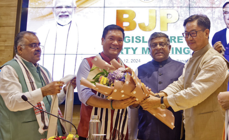 अरुणाचल प्रदेश के मुख्यमंत्री पद की शपथ लेंगे पेमा खांडू, बहुमत के साथ तीसरी बार सत्ता में आई भाजपा