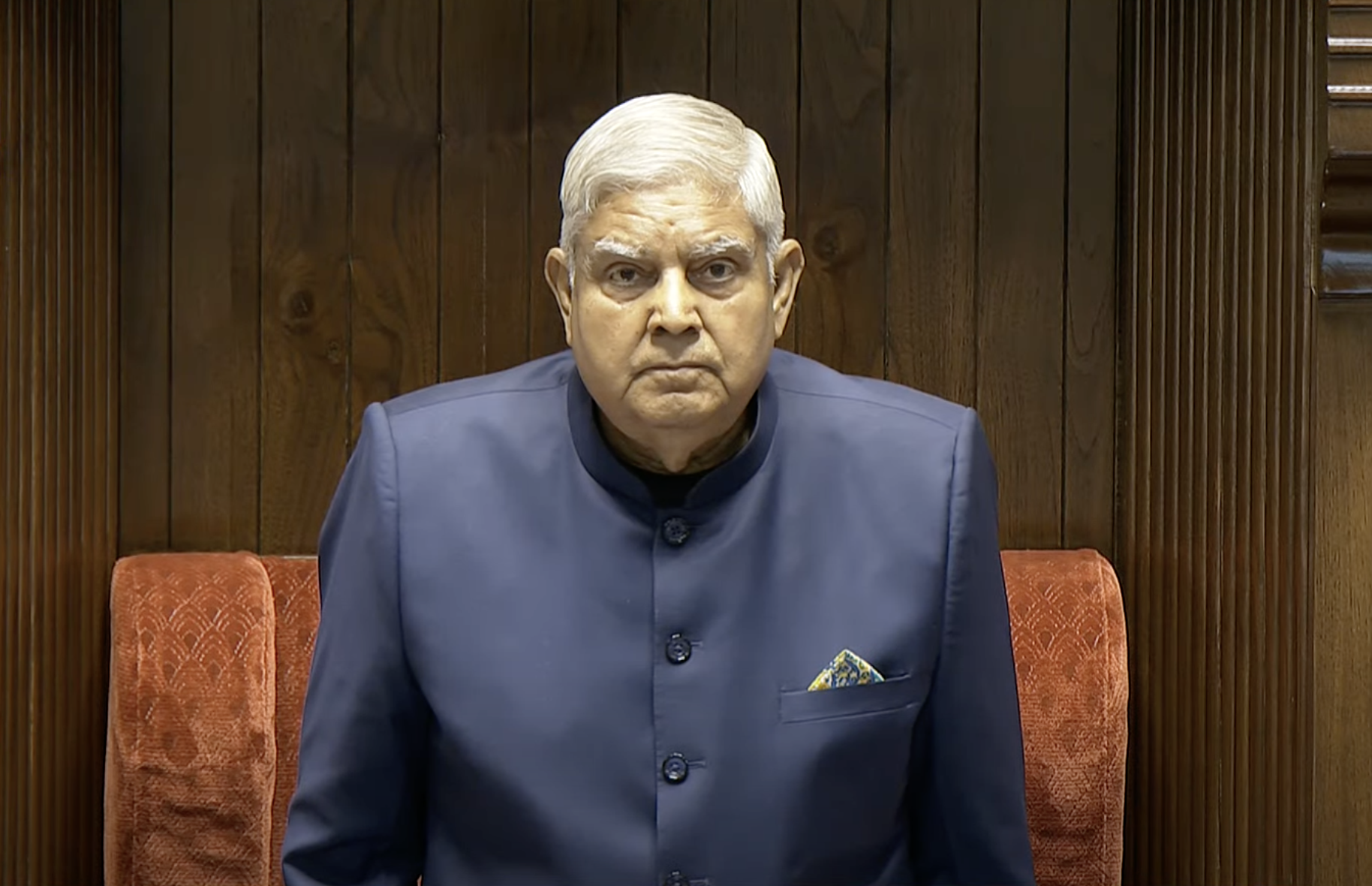 वाकआउट करने पर राज्यसभा सभापति जगदीप धनखड़ ने विपक्ष को लगाई फटकार