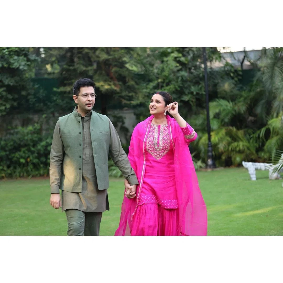 परिणीति चोपड़ा का दूसरा करवा चौथ, खूबसूरत तस्वीरों की दिखाई झलक, पति राघव चड्ढा पर यूं लुटाया प्यार