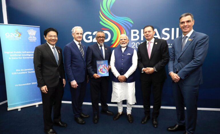 डब्ल्यूएचओ प्रमुख ‘तुलसी भाई’ से पीएम मोदी ने कहा-भारत वैश्विक स्वास्थ्य प्रयासों को मजबूत करेगा