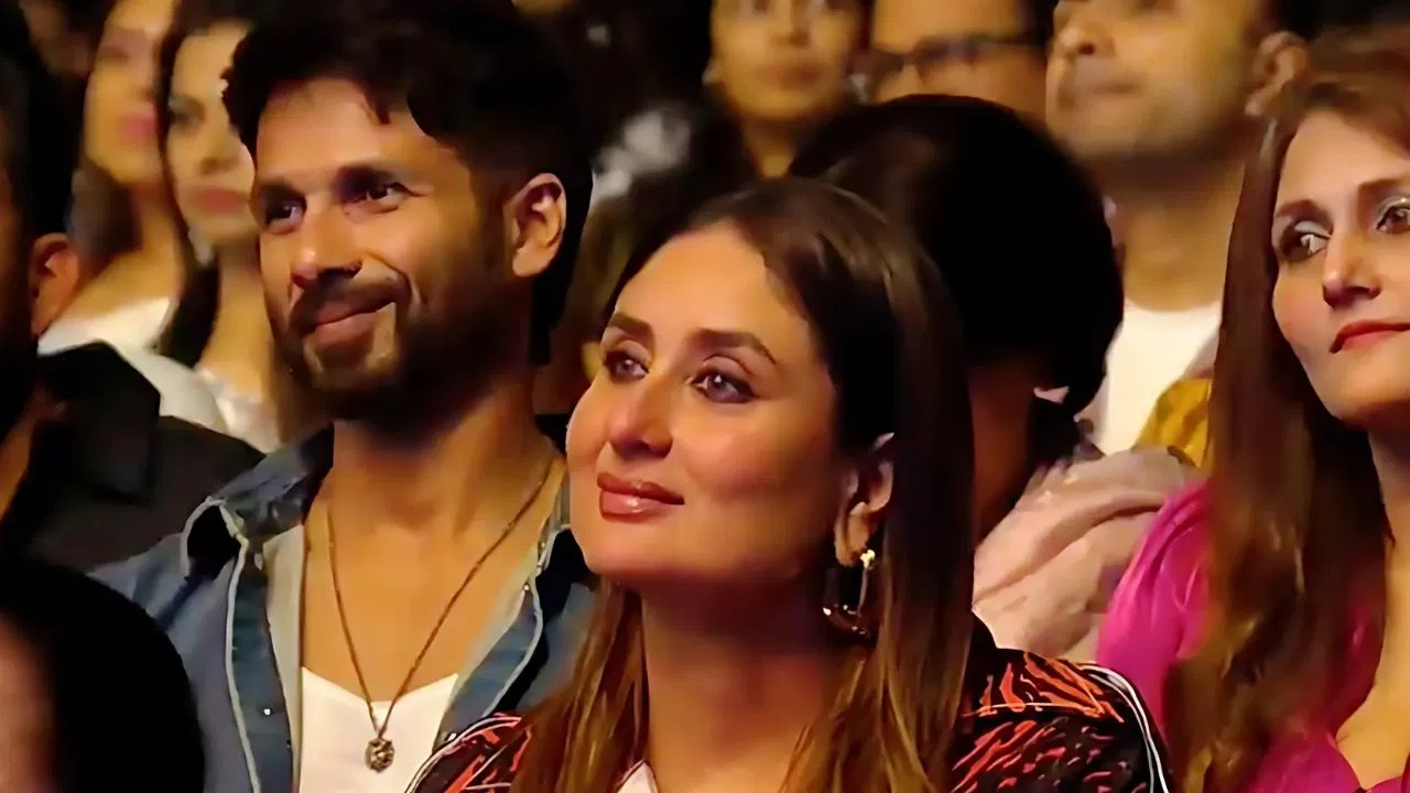 शाहिद-करीना दिखे साथ-साथ, चेहरे पर मुस्कान लेकिन किया फुल इग्नोर, फैंस को याद आ गए ‘गीत और आदित्य’