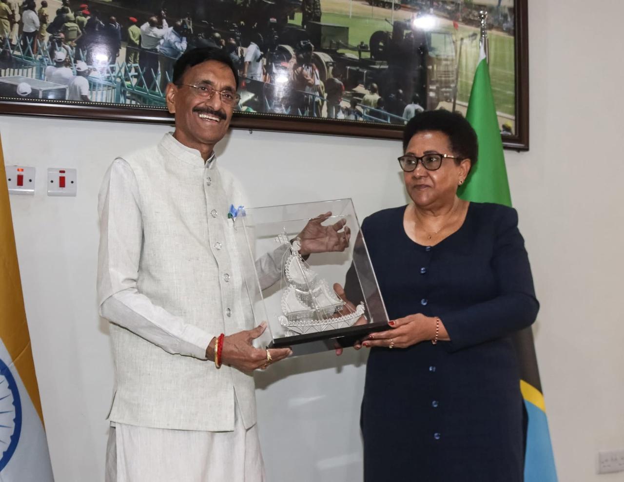 हिंद महासागर क्षेत्र की शांति और सुरक्षा पर भारत की तंजानिया के साथ बातचीत