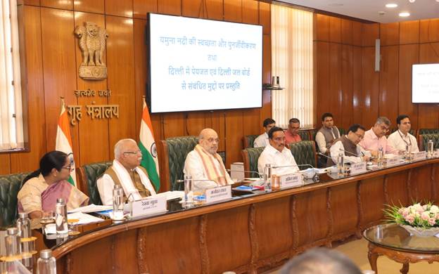 गृह मंत्री अमित शाह ने यमुना सफाई की समीक्षा की, दिल्ली में सीवेज प्रणाली में सुधार के दिए निर्देश