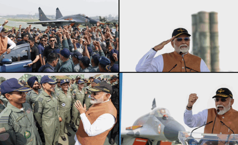 पीएम मोदी ने आदमपुर एयरबेस पहुंचकर पाकिस्तान के दावे की निकाली हवा