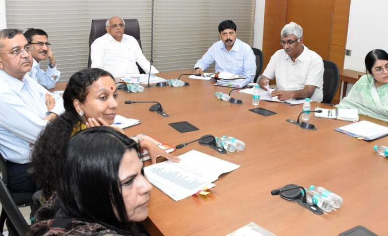 गुजरात के मुख्यमंत्री भूपेंद्र पटेल ने मानसून तैयारियों की समीक्षा की, आपदा प्रबंधन पर जोर