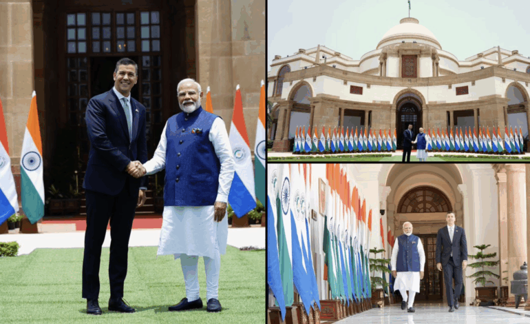 प्रधानमंत्री मोदी और पैराग्वे के राष्ट्रपति की बीच हुई मुलाकात