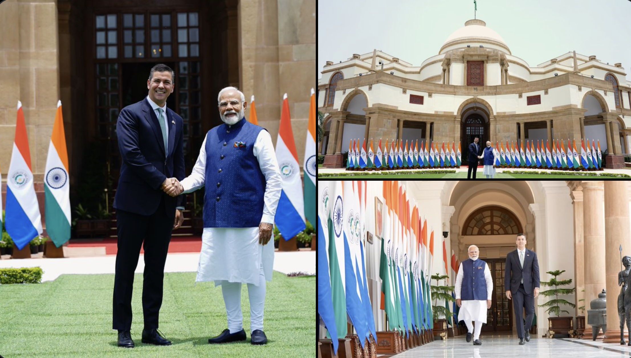 प्रधानमंत्री मोदी और पैराग्वे के राष्ट्रपति की बीच हुई मुलाकात