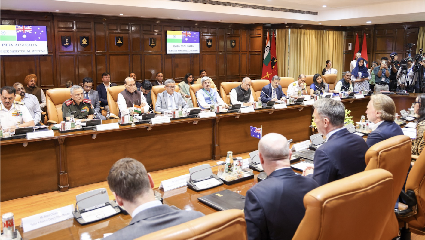 दिल्ली में भारत-ऑस्ट्रेलिया के रक्षा मंत्रियों की हुई अहम बैठक