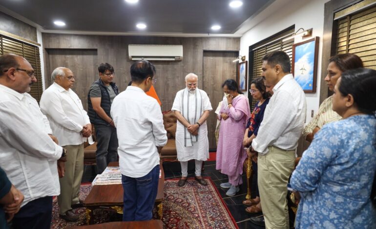 पीएम मोदी ने गुजरात के पूर्व मुख्यमंत्री विजय रूपाणी के निधन पर शोक व्यक्त किया