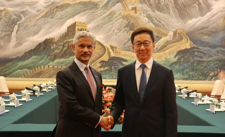 विदेश मंत्री जयशंकर ने की चीनी उपराष्ट्रपति से मुलाकात, भारत-चीन संबंधों को सामान्य करने पर जोर