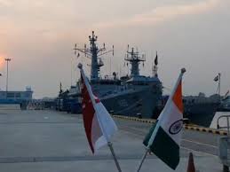 भारतीय नौसेना के चार जहाजों की सिंगापुर यात्रा पूरी, समुद्री सहयोग पर हुई चर्चा