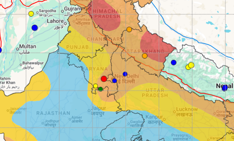 हरियाणा के झज्जर और दिल्ली-एनसीआर में महसूस हुए भूकम्प के झटके, 4.4 रही रिक्टर पैमाने पर तीव्रता