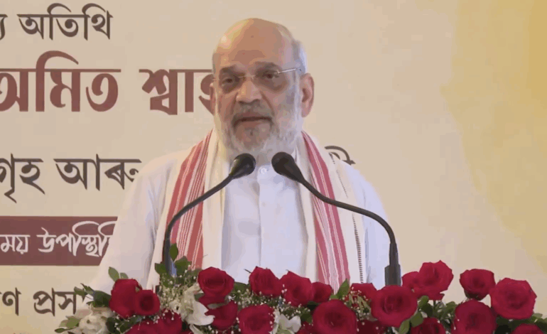 केंद्रीय गृह मंत्री अमित शाह ने असम राजभवन में ब्रह्मपुत्र विंग का किया उद्घाटन