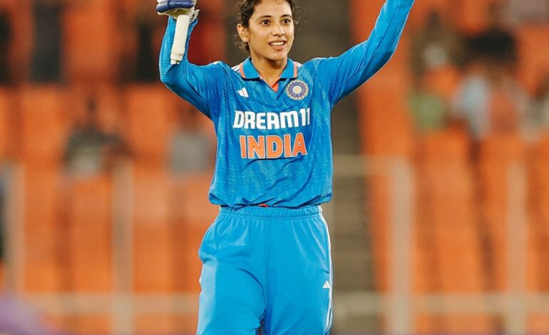 आईसीसी महिला वनडे बल्लेबाजी रैंकिंग में स्मृति मंधाना ने फिर से हासिल किया पहला स्थान