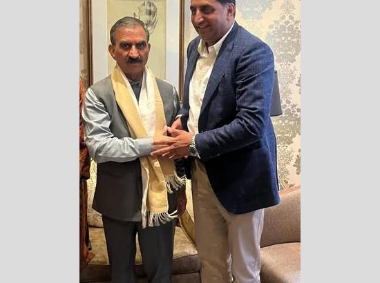 UK IOC Chairman Meets HP CM : आईओसी के अध्यक्ष ने मुख्यमंत्री से भेंट की