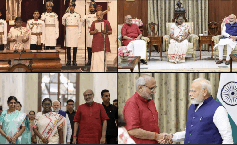 सी.पी. राधाकृष्णन को उपराष्ट्रपति बनने पर पीएम मोदी समेत कई नेताओं ने दी शुभकामनाएं