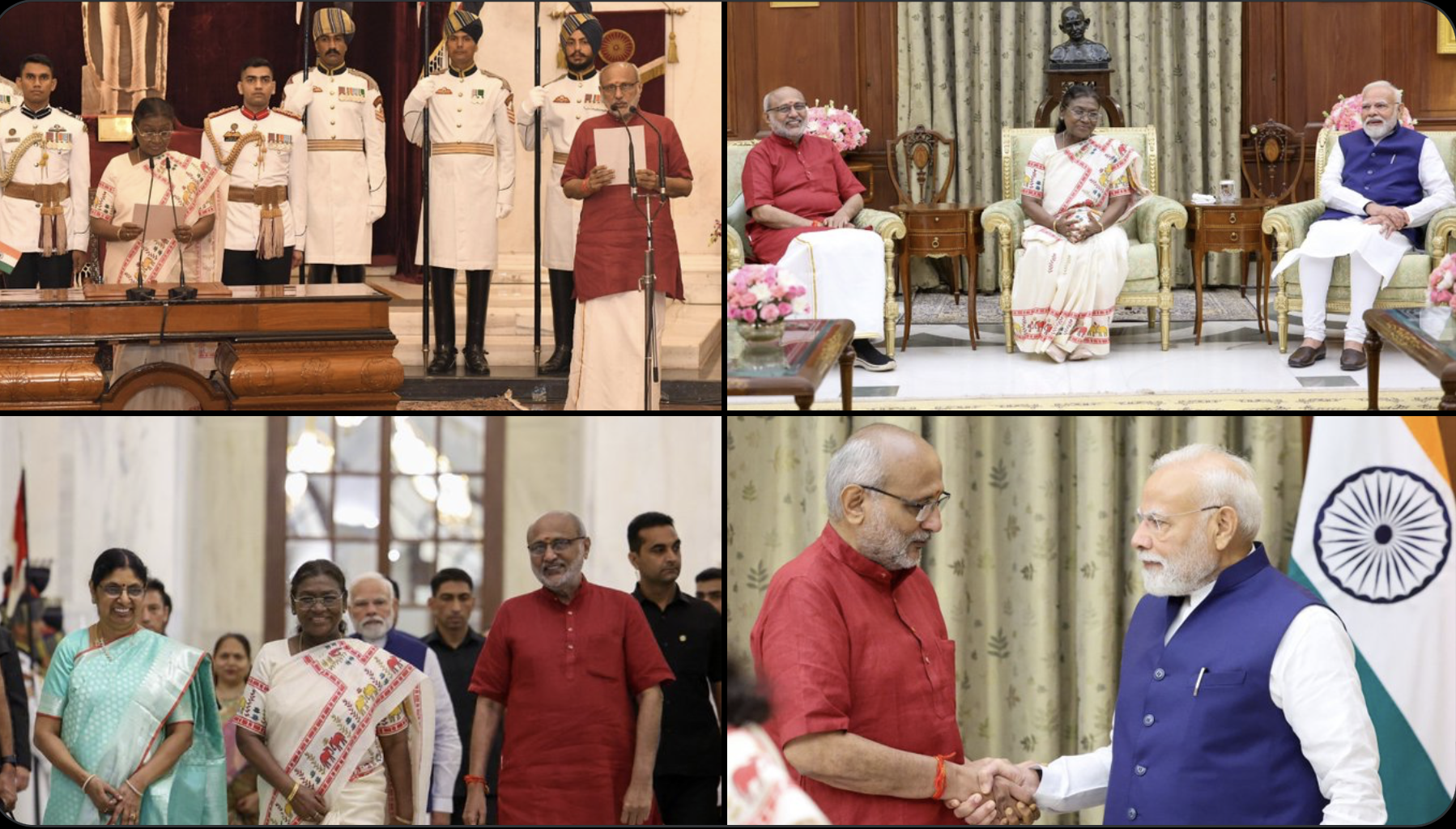 सी.पी. राधाकृष्णन को उपराष्ट्रपति बनने पर पीएम मोदी समेत कई नेताओं ने दी शुभकामनाएं