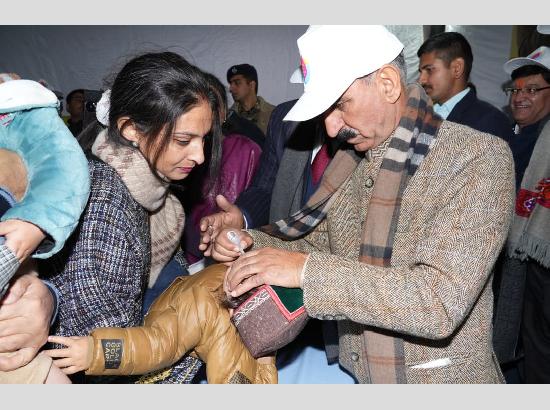 Himachal Pradesh: मुख्यमंत्री ने किया पल्स पोलियो अभियान का शुभारम्भ, चमियाणा में बच्चों के लिए स्थापित होगा एडवांस पीडियाट्रिक सेंटर
