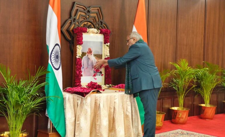 उपराष्ट्रपति सीपी राधाकृष्णन ने भारतरत्न नानाजी देशमुख की पुण्यतिथि पर दी श्रद्धांजलि