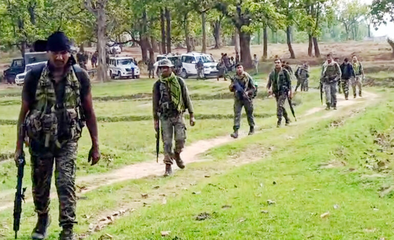 छत्तीसगढ़ के बीजापुर में सुरक्षा बलों के साथ मुठभेड़ में दो माओवादी ढेर