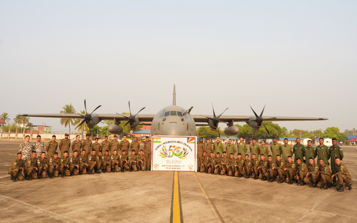 सेशेल्स में शुरू हुआ भारत-सेशेल्स संयुक्त सैन्य अभ्यास ‘लामितिये-2026’