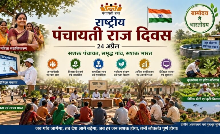राष्ट्रीय पंचायती राज दिवस: भारतीय लोकतंत्र की ग्रामोदय से भारतोदय तक की यात्रा