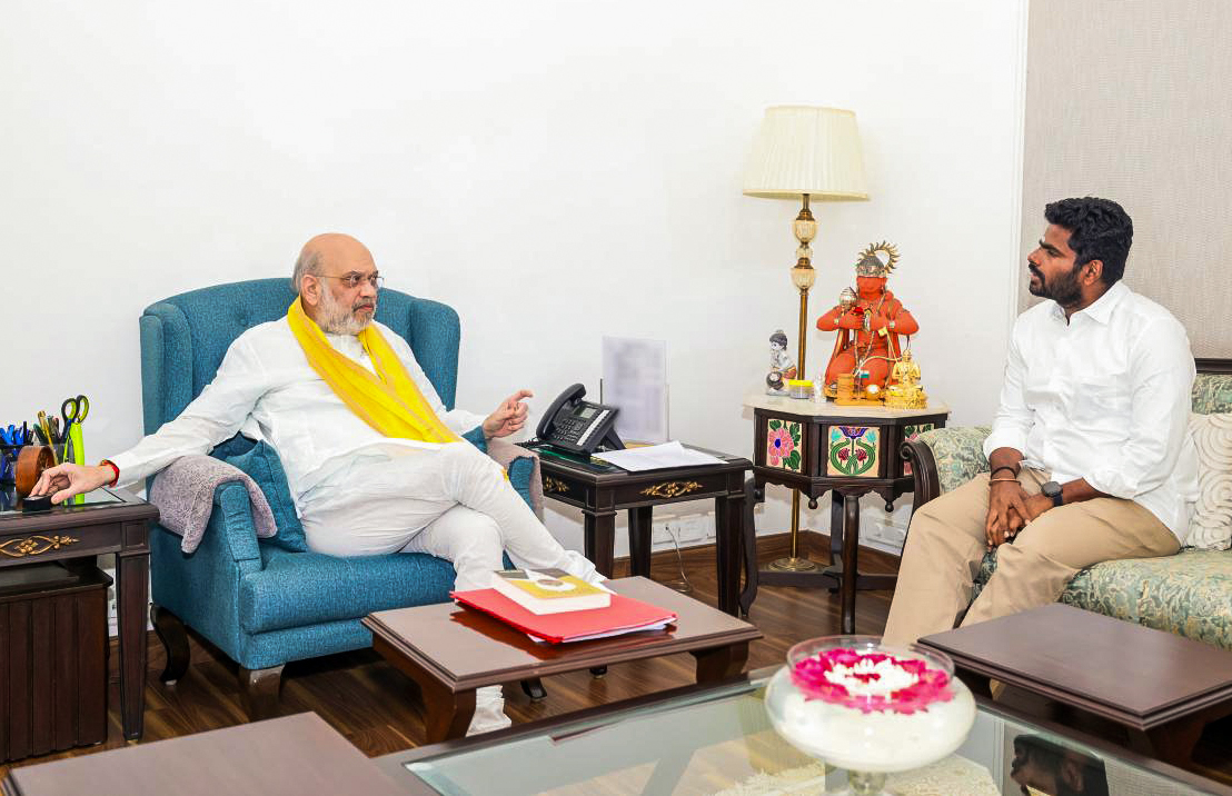 तमिलनाडु भाजपा के अध्यक्ष के. अन्नामलाई ने पार्टी से इस्तीफा दिया