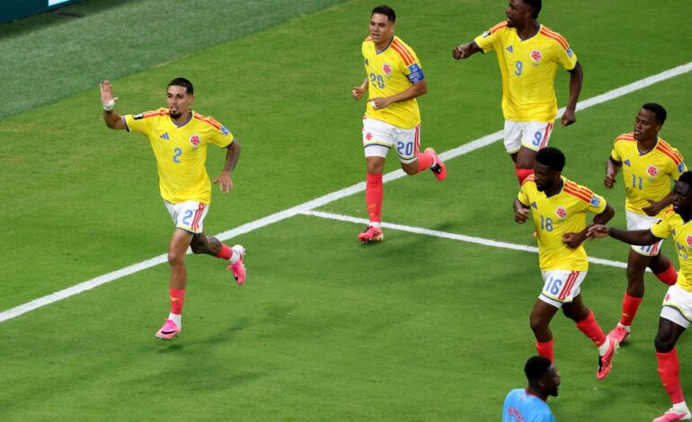 कोलंबिया ने डीआर कांगो को 1-0 से हराया, राउंड ऑफ 32 में बनाई जगह